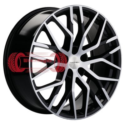 Khomen Wheels KHW2005 (Audi/VW) Black-FP 8.5x20/5x112 D66.5 ET30  
