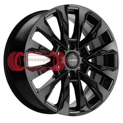 Khomen Wheels KHW2010 (Hilux) Black 8x20/6x139.7 D106.1 ET30  