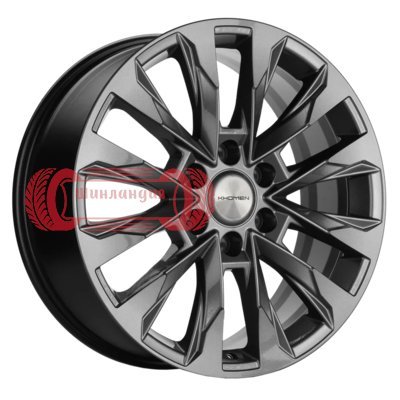 Khomen Wheels KHW2010 (Tank 300/500) Gray 8x20/6x139.7 D100.1 ET36  