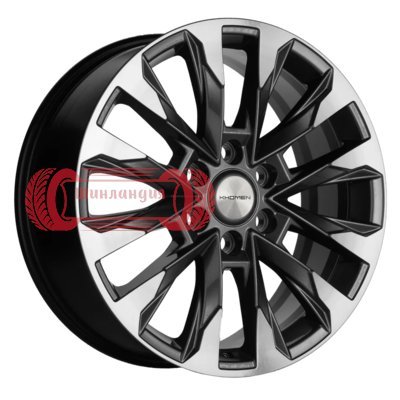 Khomen Wheels KHW2010 (Tank 300/500) Gray-FP 8x20/6x139.7 D100.1 ET36  