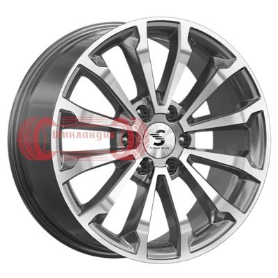 Premium Series КР006 (Haval H9) Diamond Gloss Graphite 8.5x20/6x139.7 D75.1 ET33  