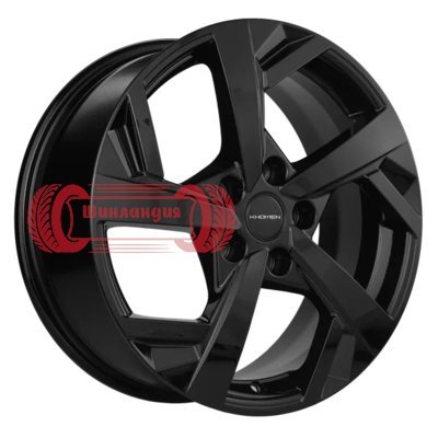 Khomen Wheels KHW1712 (DFM AX 7) Black 7x17/5x108 D65.1 ET43  