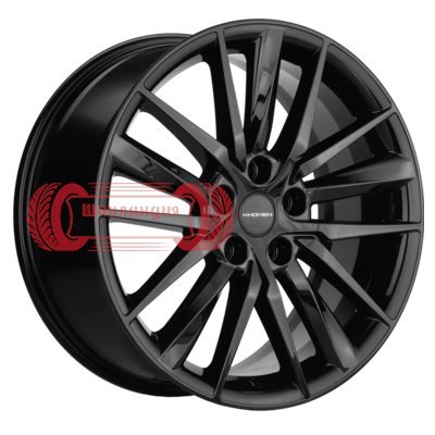 Khomen Wheels KHW1807 (Geely Coolray) Black 8x18/5x114.3 D54.1 ET53  