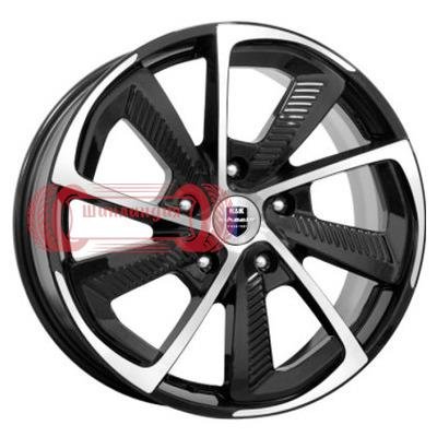 K&K C.T.G. (КС687) Алмаз черный 8x18/5x115 D70.2 ET44  