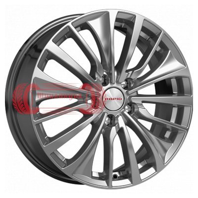 K&K Flanker-оригинал (КС905) Дарк платинум 6.5x17/4x100 D60.1 ET41  