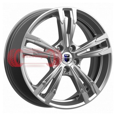 K&K Karrera Light (КС935) Дарк платинум брайт 7x18/5x114.3 D66.6 ET37  