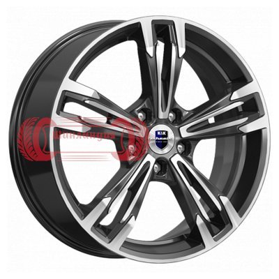 K&K Karrera Light (КС935) Алмаз черный 7x18/5x110 D65.1 ET38  