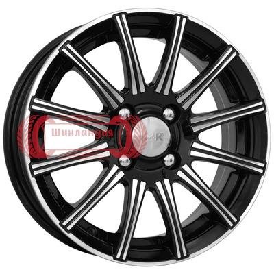 K&K Сиеста (КС477) Алмаз черный 5x13/4x98 D58.5 ET38  