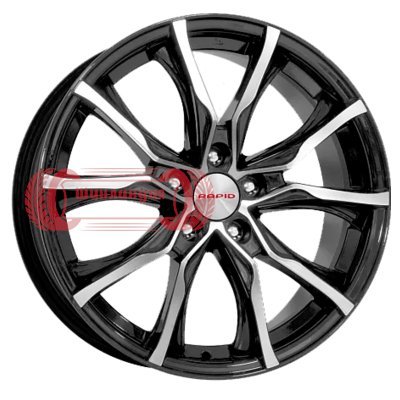 K&K Твист-оригинал (КС697М) Алмаз черный 7.5x17/5x120 D64.1 ET45  