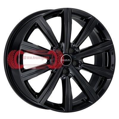 MAK Birmingham Gloss Black 9.5x22/5x120 D64.1 ET35  