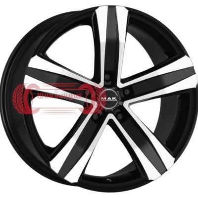 MAK Stone 5 3 Black mirror 7.5x18/5x160 D65.1 ET50  