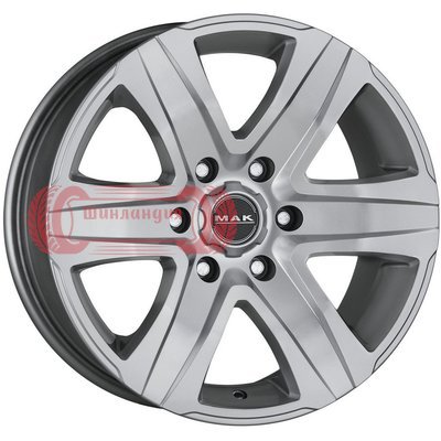 MAK Stone 6 Silver 8.5x20/6x139.7 D100.1 ET30  