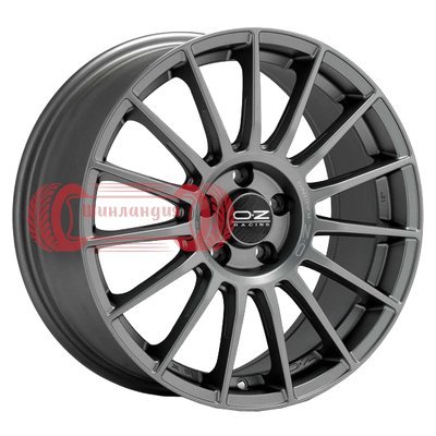 OZ Superturismo LM Matt Graphite + Silver Lettering 9.5x19/5x112 D66.46 ET21  