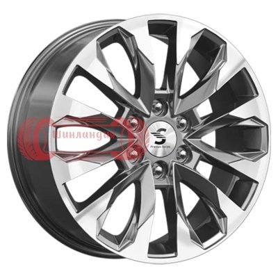 Premium Series КР007 (Land Cruiser 300) Diamond Gloss Graphite 8x20/6x139.7 D95.1 ET60  
