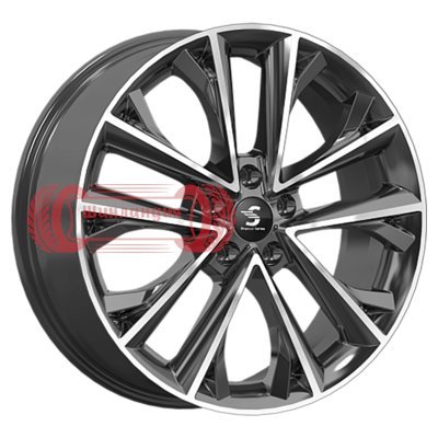 Premium Series КР012 (Exeed TXL) Diamond Black Gris 7x18/5x108 D65.1 ET36  