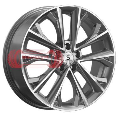 Premium Series КР012 (Haval F7/F7x) Diamond Gloss Graphite 7x18/5x114.3 D64.1 ET40  