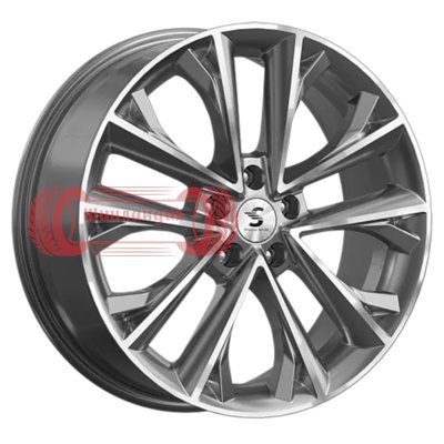 Premium Series КР012 (Karoq/Taos) Diamond Gloss Graphite 7x18/5x112 D57.1 ET45  