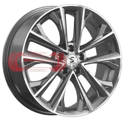 Premium Series КР012 (Sportage QL) Diamond Gloss Graphite 7x18/5x114.3 D67.1 ET48.5  