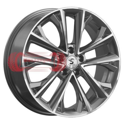 Premium Series КР012 (Tiguan) Diamond Gloss Graphite 7x18/5x112 D57.1 ET43  
