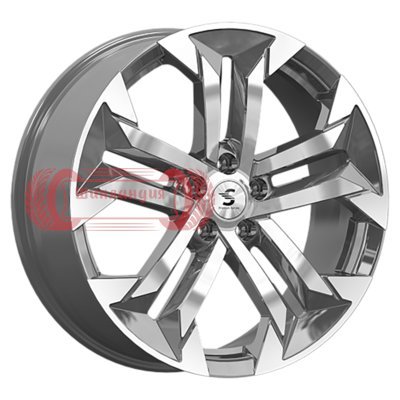 Premium Series КР015 (Jaecoo J7) Diamond Gloss Graphite 7.5x19/5x108 D60.1 ET47  