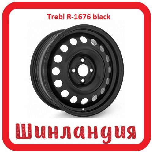 Trebl R-1676 black 6.5x16/4x100 D60.1 ET37  