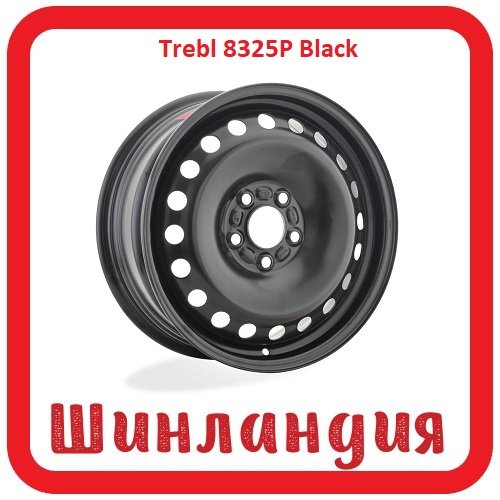 Trebl 8325P Black 6.5x16/5x108 D63.3 ET50  