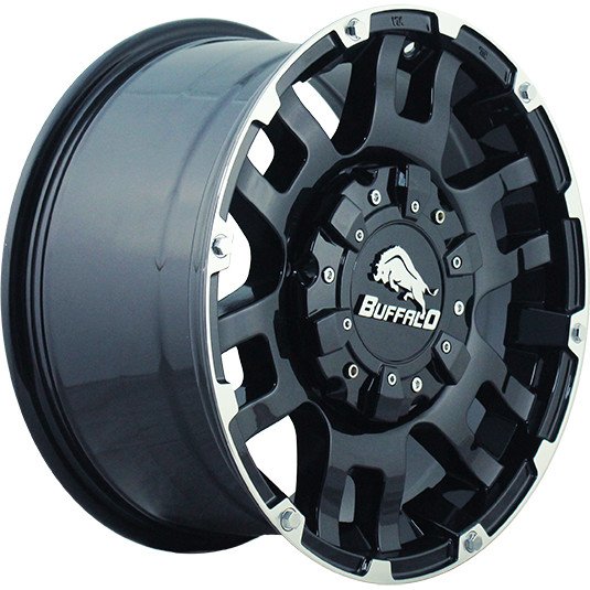 BUFFALO BW-004 gloss-black-machined-face 9x20/6x139.7 D106.3 ET18  