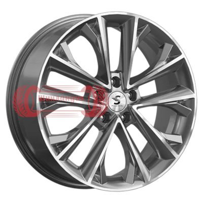 Premium Series КР012 (Jolion) Diamond Gloss Graphite 7x18/5x114.3 D66.6 ET37  