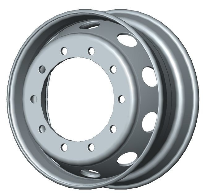 TOPU G228204 silver 8.25x22.5/10x335 D281 ET169  