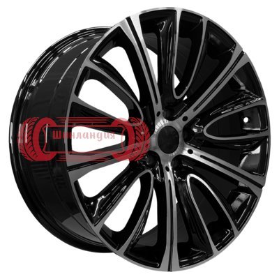 PDW 5241 Gloss Black Machine Face 8.5x19/5x112 D66.6 ET28  