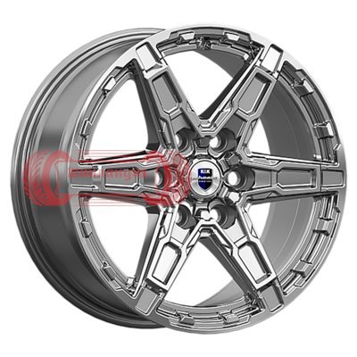K&K Дистрикт (КС1159) Дарк платинум 8x18/6x114.3 D66.1 ET42  