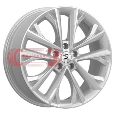 Premium Series КР012 (Coolray) Elite Silver 7x18/5x114.3 D54.1 ET53  