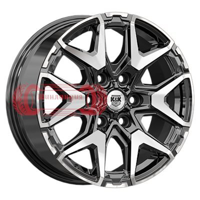 K&K Гангут (КС1176) Алмаз черный 7.5x18/6x139.7 D95.1 ET60  