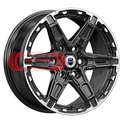 K&K Дистрикт (КС1159) черный бриллиант 8x18/6x139.7 D100.1 ET42  