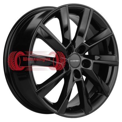 Khomen Wheels KHW1604 (Aveo) Black 6x16/5x105 D56.6 ET39  
