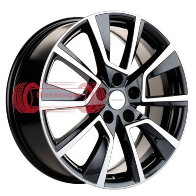 Khomen Wheels KHW1802 (Dargo/Jolion) Black-FP 7x18/5x114.3 D66.5 ET37  