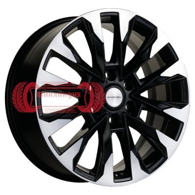 Khomen Wheels KHW2010 (Nissan Patrol) Black-FP 8x20/6x139.7 D78.1 ET35  