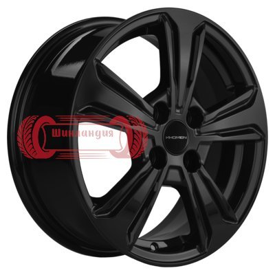 Khomen Wheels KHW1502 (Rio/Solaris) Black 6x15/4x100 D54.1 ET46  