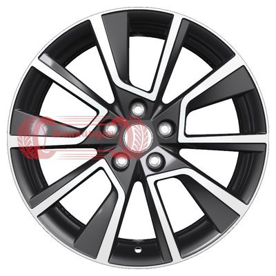 Khomen Wheels KHW1802 (Changan/Geely/Lexus/Suzuki/Toyota) Black-FP 7x18/5x114.3 D60.1 ET45  
