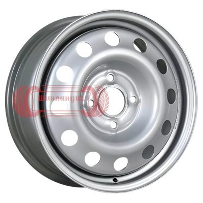 Trebl 64C49G_P Silver 6x15/4x108 D63.3 ET49  