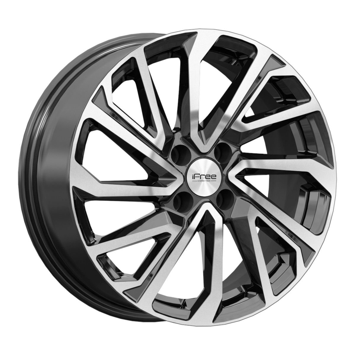 iFree Original Неом (КС1172) Алмаз черный 6.5x16/4x100 D54.1 ET46  