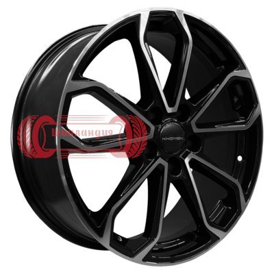 Khomen Wheels KHW1816 (Chery Tiggo 8 (Pro/Pro Max)) Black-FP 7x18/5x108 D60.1 ET47  