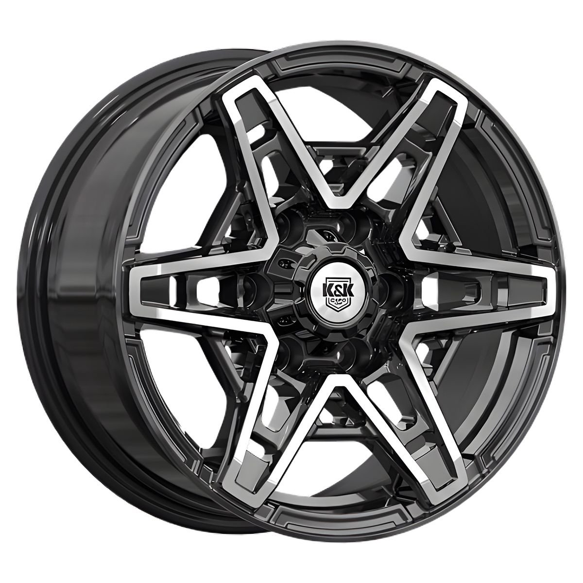 КиК Блэкберн (КС1129) Алмаз черный 8x17/6x139.7 D67.1 ET36  