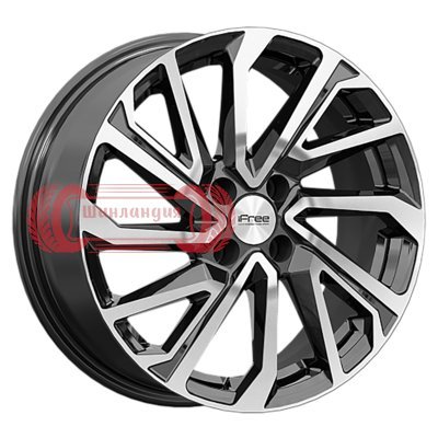 iFree Original Неом (Astra/Aveo) (КС1172) Алмаз черный 6.5x16/4x100 D56.6 ET37  