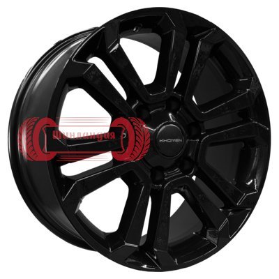 Khomen Wheels KHW1817 (Pajero) Black 7.5x18/6x139.7 D67.1 ET46  