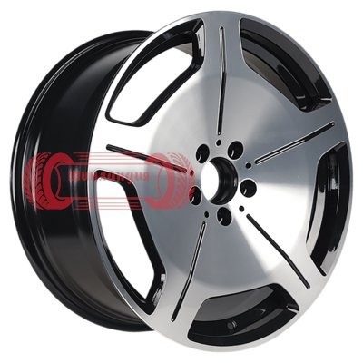 INCH ULF-R20 Black machine face+milling spokes before painting 8.5x20/5x112 D66.56 ET36  